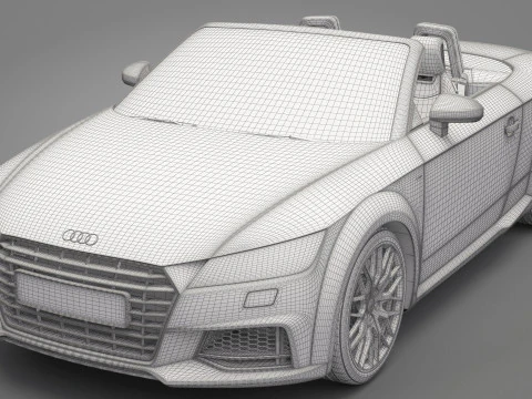 Audi TT Roadster Modelo 3D