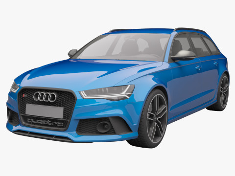Audi RS6 Avant 3D Model