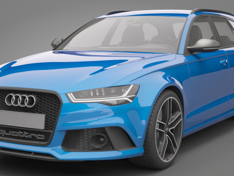 Audi RS6 Avant Modello 3D