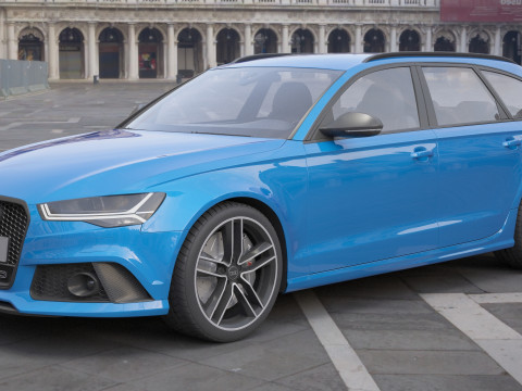 Audi RS6 Avant Modello 3D