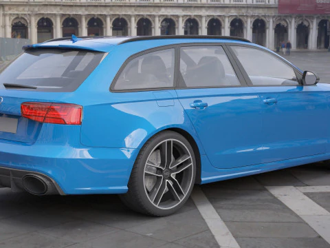 Audi RS6 Avant 3D Model