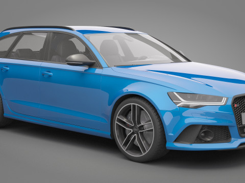 Audi RS6 Avant Modello 3D