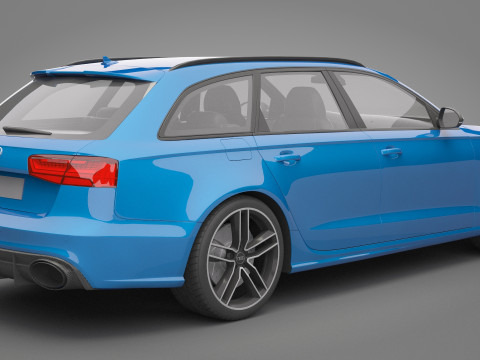 Audi RS6 Avant Modello 3D