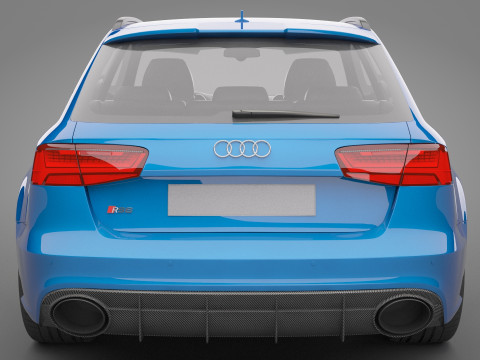 Audi RS6 Avant Modello 3D