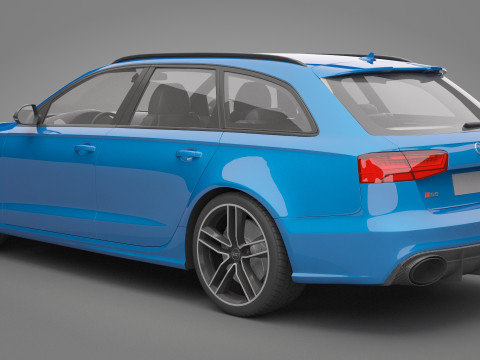Audi RS6 Avant Modello 3D
