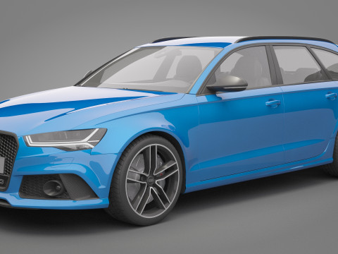 Audi RS6 Avant Modello 3D
