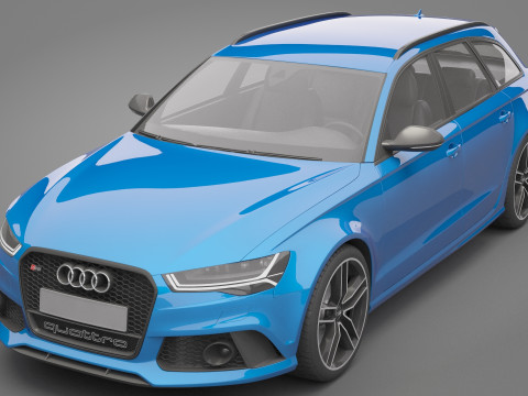 Audi RS6 Avant Modello 3D
