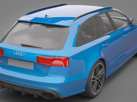 Audi RS6 Avant Modello 3D