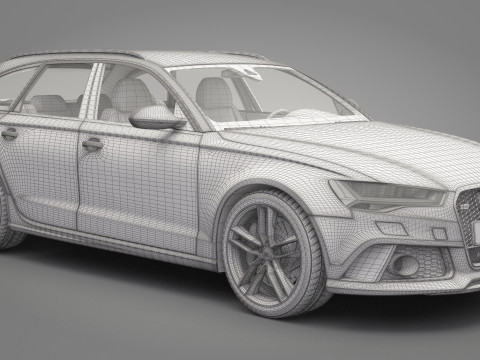 Audi RS6 Avant Modello 3D