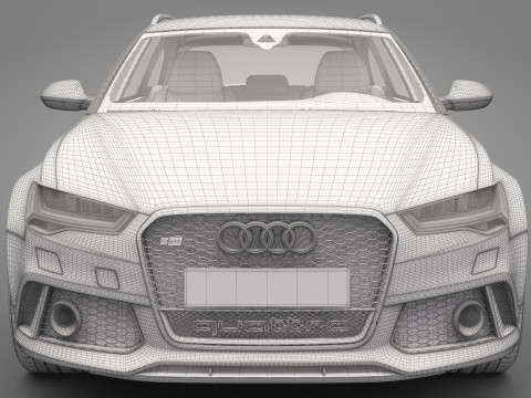 Audi RS6 Avant Modello 3D