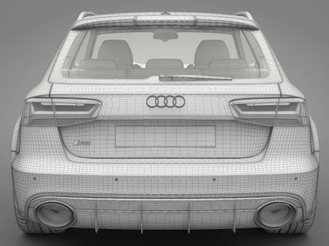 Audi RS6 Avant 3D Model