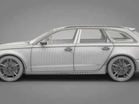 Audi RS6 Avant Modello 3D