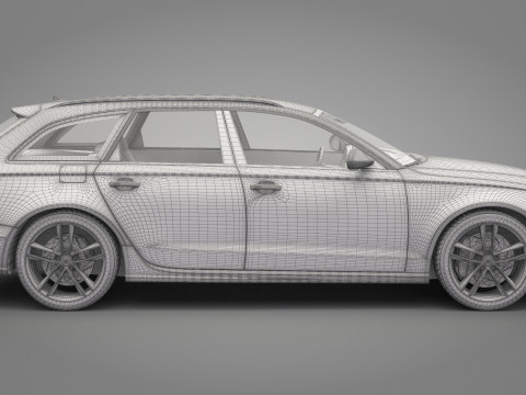 Audi RS6 Avant Modello 3D