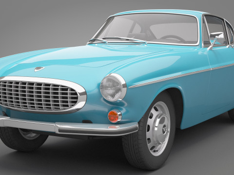 Old Volvo Car 3D Model