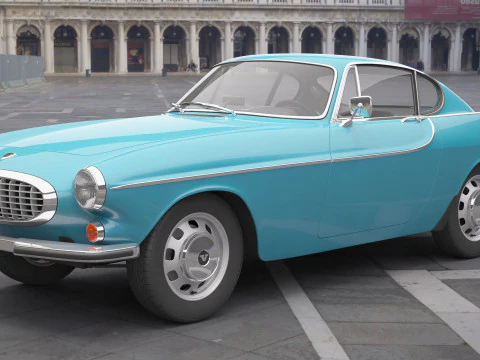 Old Volvo Car 3D Model
