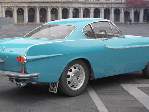 Old Volvo Car 3D Model