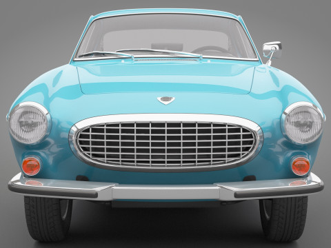 Old Volvo Car 3D Model