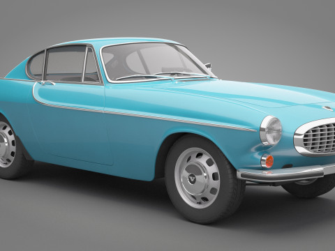 Old Volvo Car 3D Model