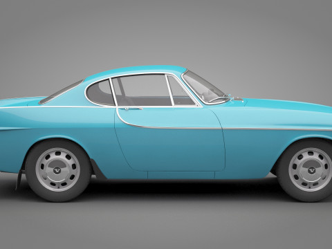 Old Volvo Car 3D Model