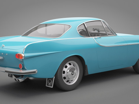 Old Volvo Car 3D Model