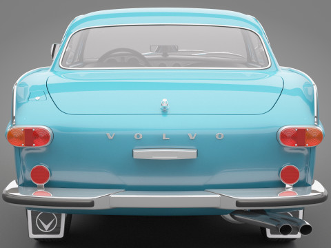 Old Volvo Car 3D Model