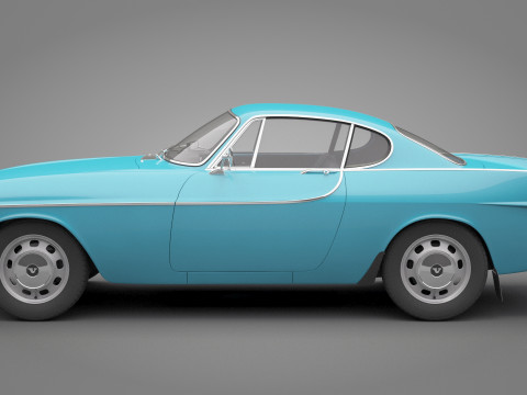 Old Volvo Car 3D Model