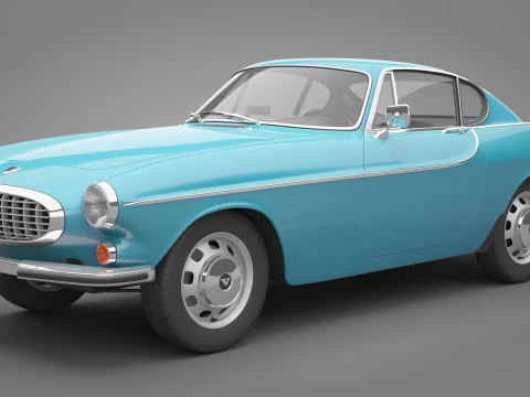 Old Volvo Car 3D Model