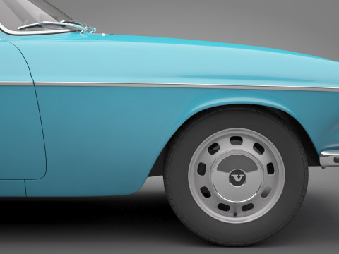 Old Volvo Car 3D Model