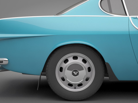 Old Volvo Car 3D Model