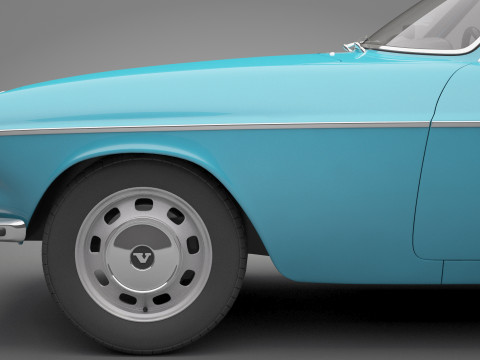 Old Volvo Car 3D Model