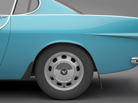 Old Volvo Car 3D Model