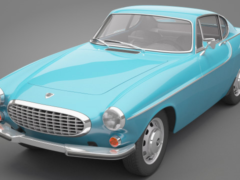 Old Volvo Car 3D Model