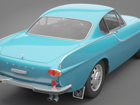 Old Volvo Car 3D Model