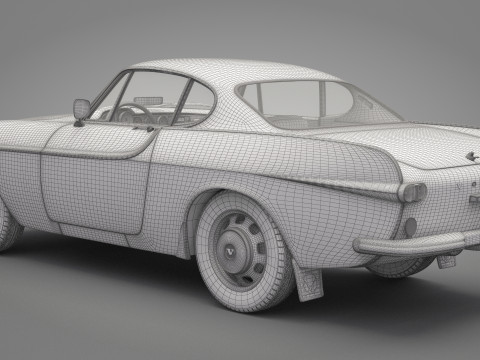 Old Volvo Car 3D Model