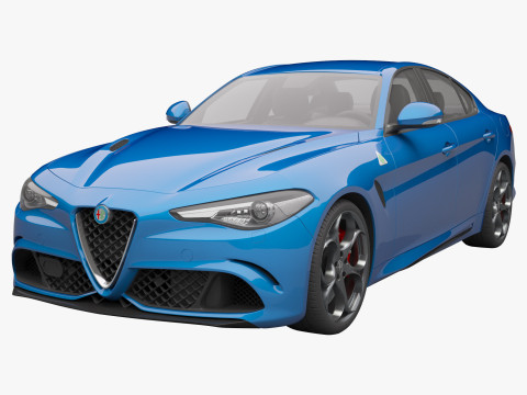 Alfa Romeo Giulia 3D Model