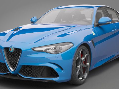 Alfa Romeo Giulia 3D-Modell