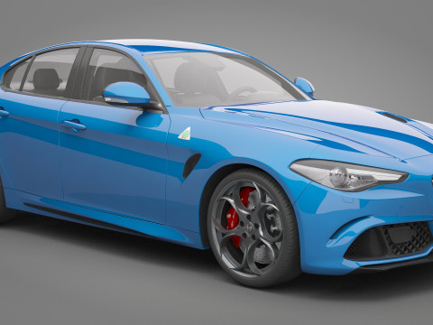 Alfa Romeo Giulia 3D-Modell