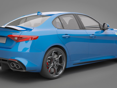 Alfa Romeo Giulia 3D-Modell