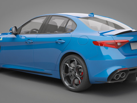 Alfa Romeo Giulia 3D-Modell