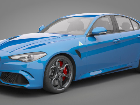 Alfa Romeo Giulia 3D-Modell