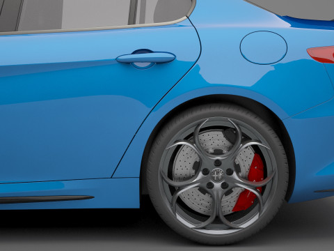 Alfa Romeo Giulia 3D-Modell