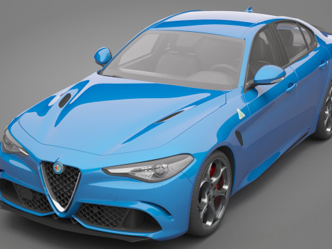 Alfa Romeo Giulia 3D-Modell