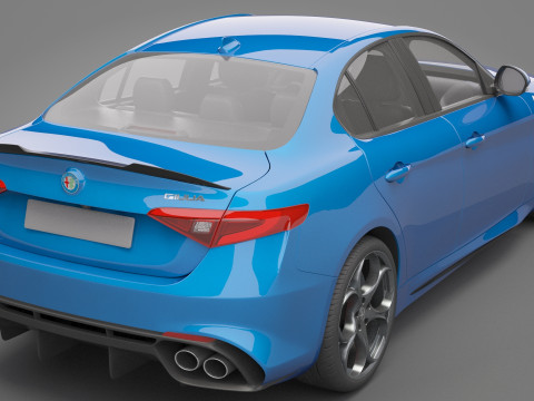 Alfa Romeo Giulia 3D-Modell