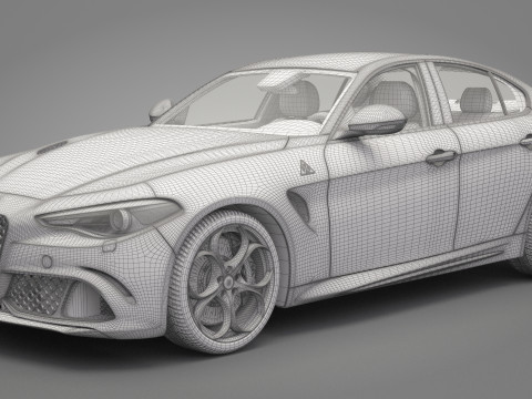 Alfa Romeo Giulia 3D-Modell