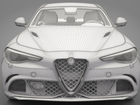 Alfa Romeo Giulia 3D-Modell