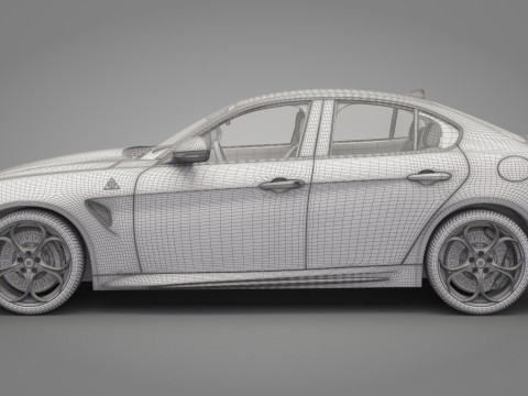 Alfa Romeo Giulia 3D-Modell