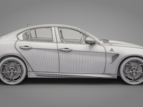 Alfa Romeo Giulia 3D-Modell