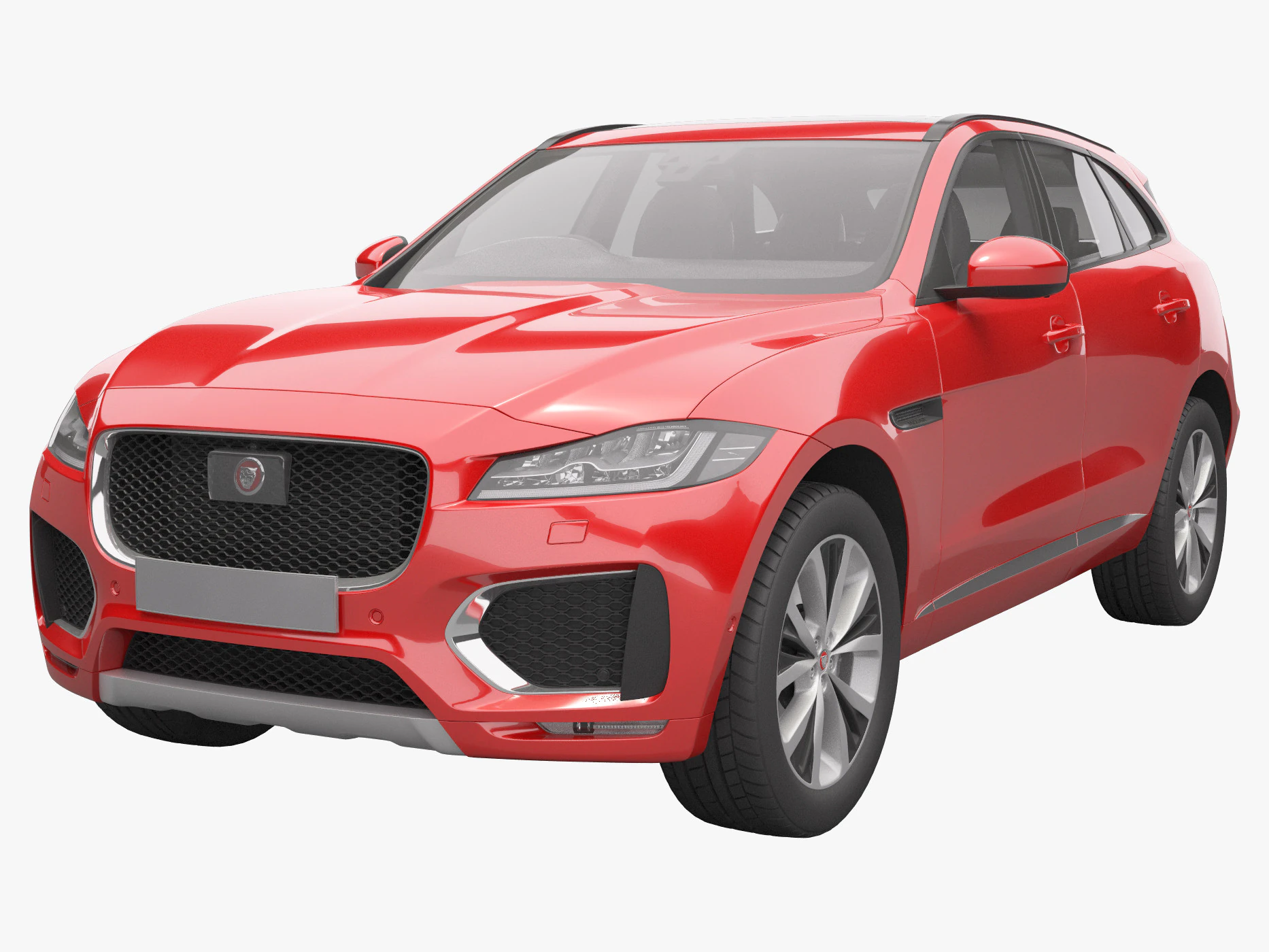 Jaguar F-Pace 3D Model .c4d .max .obj .3ds .fbx .stl .blend