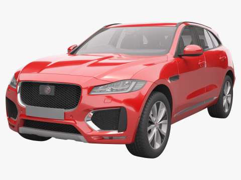 Jaguar F-Pace 3Dモデル