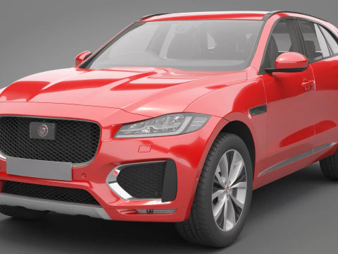 Jaguar F-Pace 3D Model